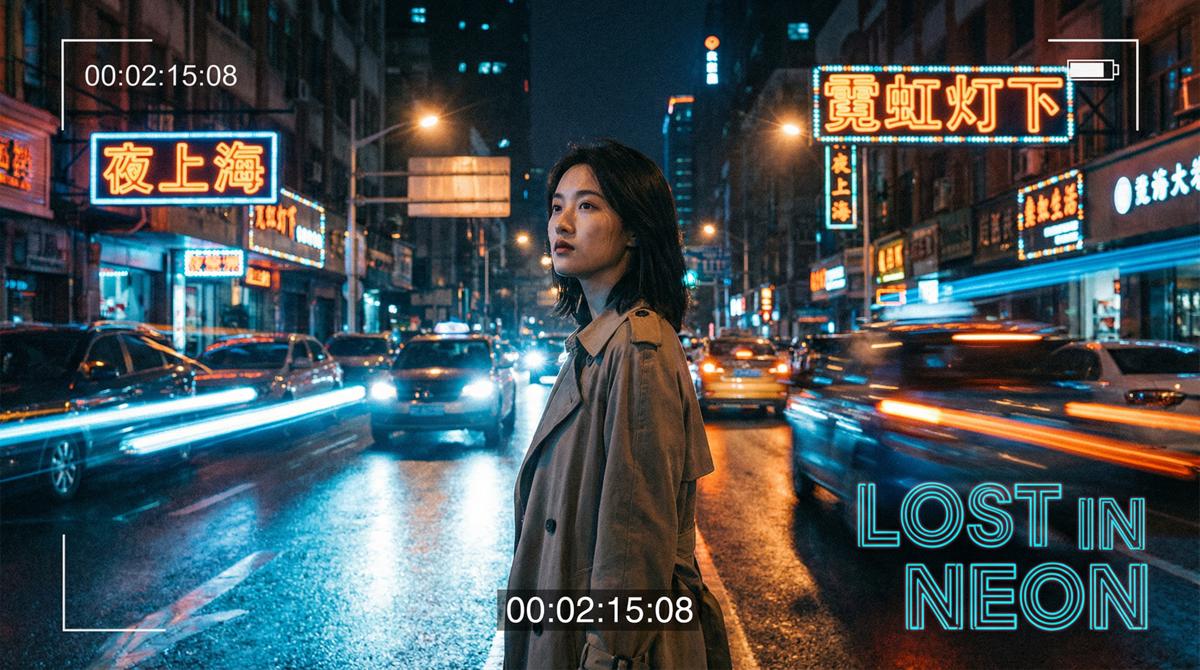 制服诱惑原创影视视频-霓虹灯下